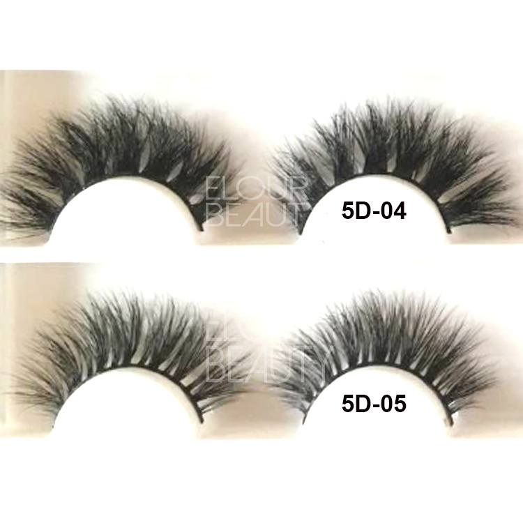 2018 the newest 5D mink fur eyelashes China factory wholesale EL62